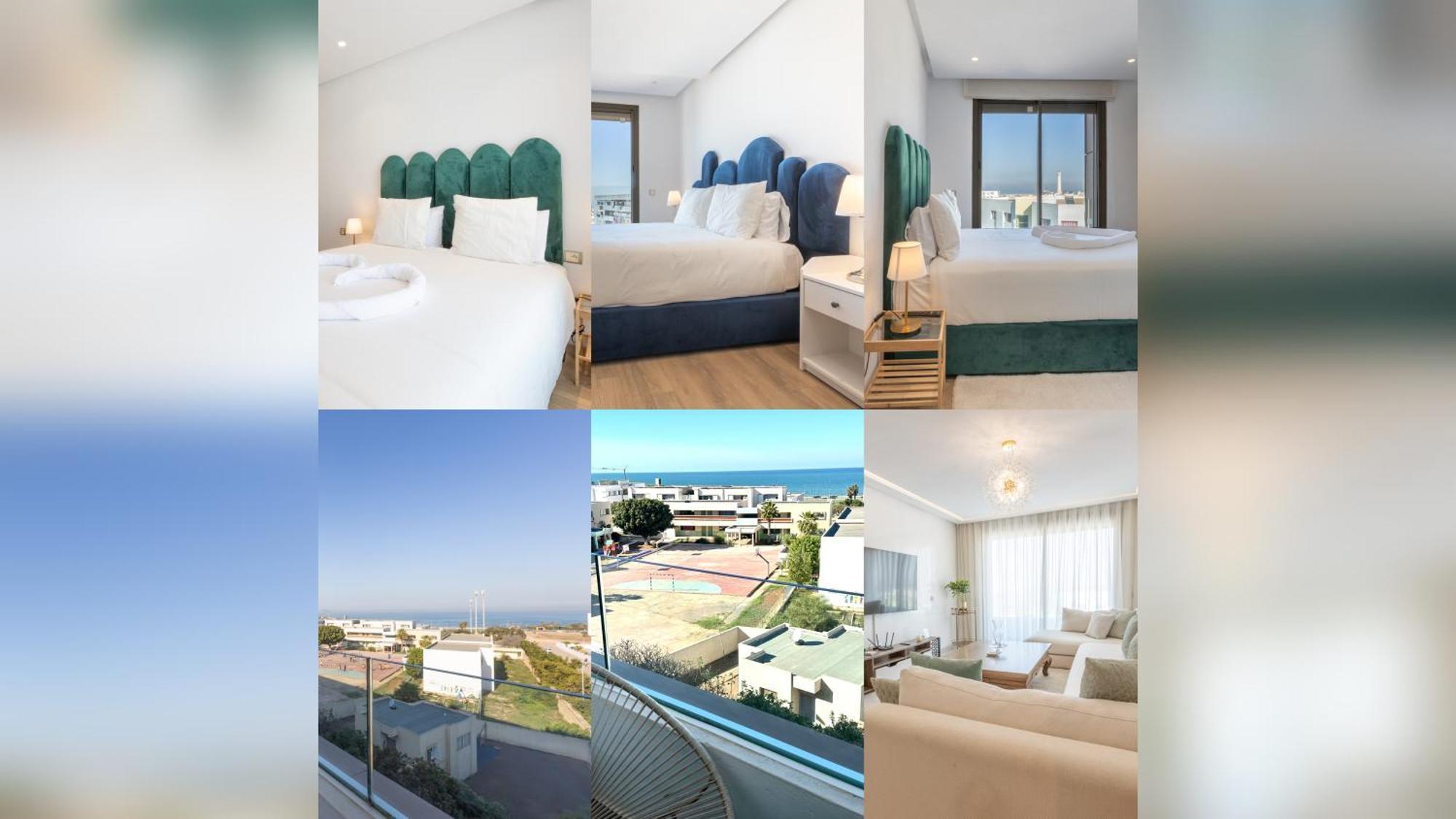 Apartment Anfa Living - Les Terrasses D'anfa # Front Sea View 180 - 2 Or 3 Bedrooms *